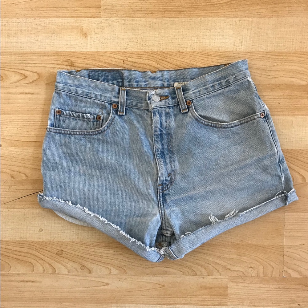 High Waisted Vintage Levi’s Denim Shorts